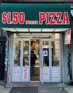 $1.50 Fresh Pizza